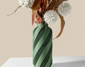 Vaso Alin para flores secas | 15, 18 e 20 cm de altura | Ecológico | Flores desidratadas | Vaso exclusivo