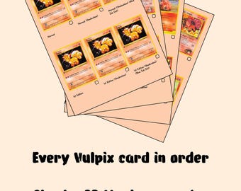 Lista kontrolna zestawu Vulpix Master