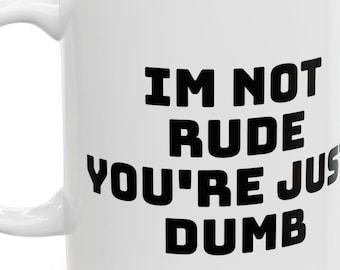 Mug drôle de Zazzle.be Liste d'envies Vous avez des idées ? Tasse en céramique avec texte en gras (11 oz)