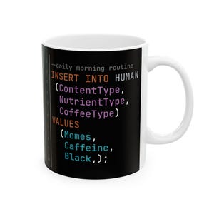 SQL Developer Mug | Insert Statement DML Humor Coffee Mug (11oz) afbeelding 4