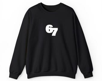 6 7 Crewneck Sweatshirt, Unisex