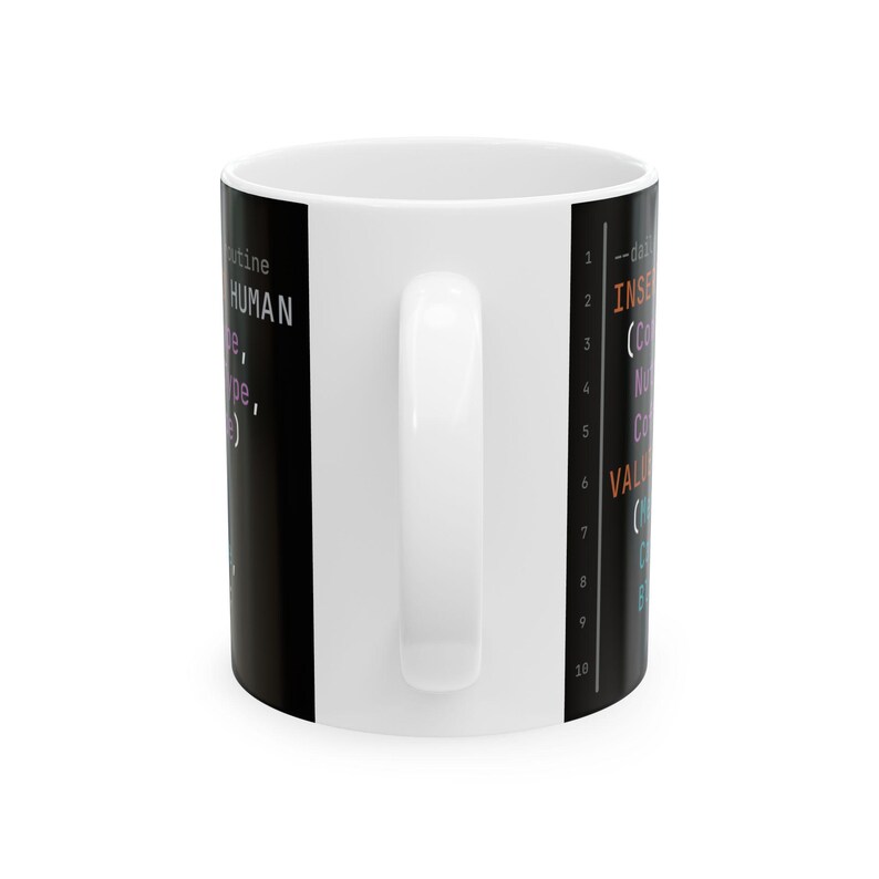 SQL Developer Mug | Insert Statement DML Humor Coffee Mug (11oz) afbeelding 3