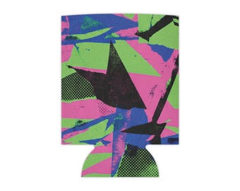 90年代レトロネオンアーケードフロア缶クーラー｜ノスタルジックデザイン