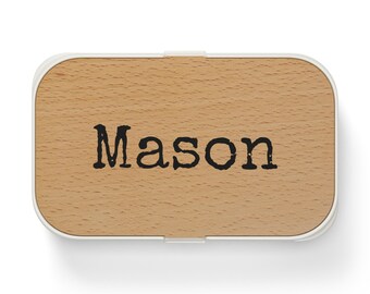 Personalized Bento Lunch Box, Eco-Friendly Food Container