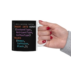 SQL Developer Mug | Insert Statement DML Humor Coffee Mug (11oz) afbeelding 13