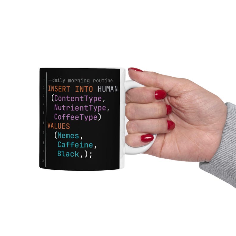 SQL Developer Mug | Insert Statement DML Humor Coffee Mug (11oz) afbeelding 13
