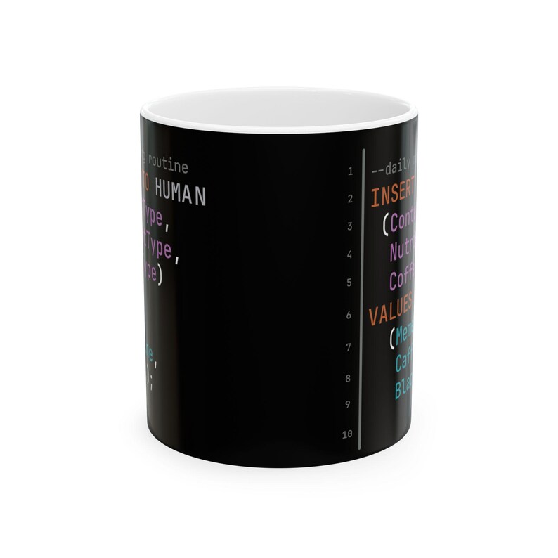 SQL Developer Mug | Insert Statement DML Humor Coffee Mug (11oz) afbeelding 2