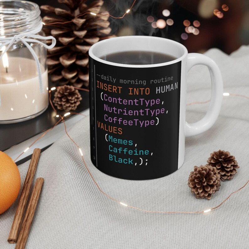 SQL Developer Mug | Insert Statement DML Humor Coffee Mug (11oz) afbeelding 5