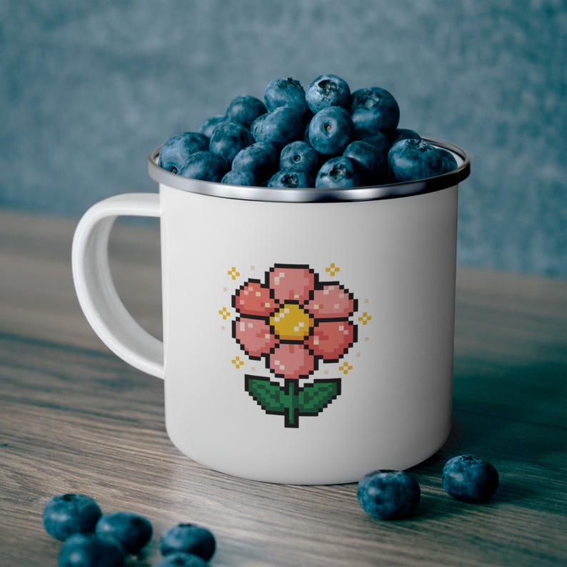 Personalized Enamel Camping Mug | Bachelorette Camping Mug | Custom Name Camp Cup | Bridal Party Gift | Glamping Coffee Mug image 4
