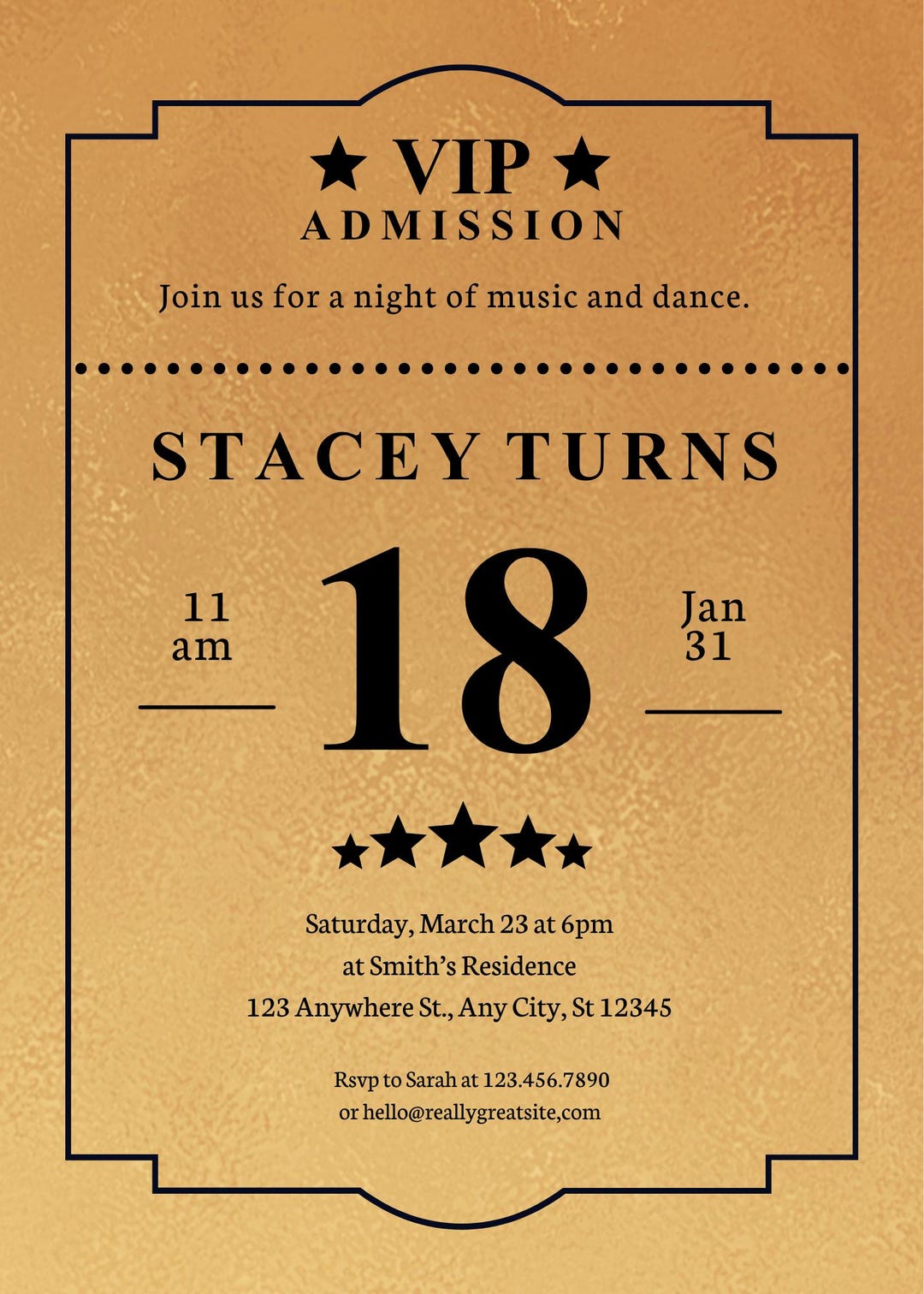 Party Invitation Example Party Invitation Template Digital Download - Etsy