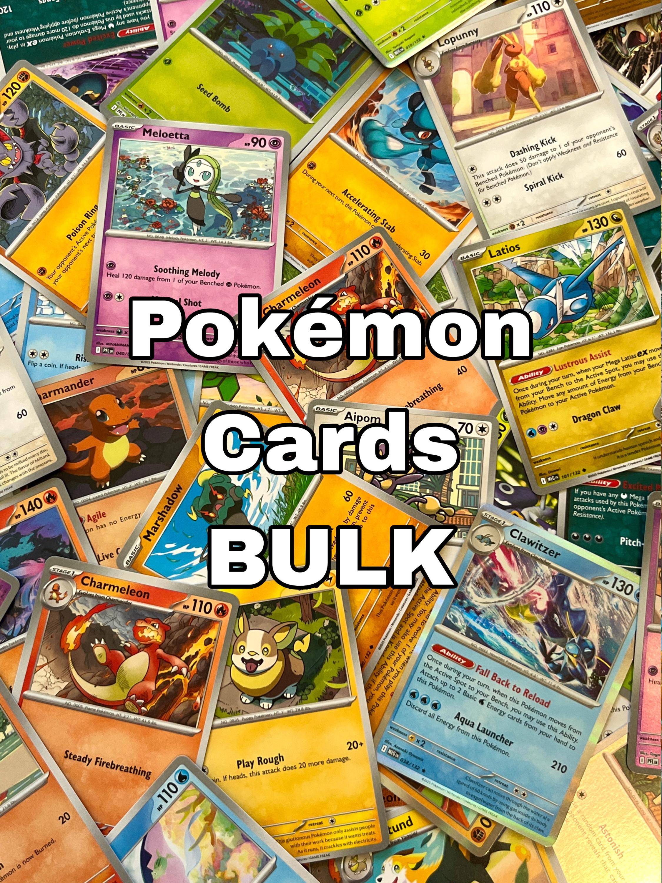 3000 bulk pokemon cards 101 Pokemon TCG Official Card Bulk Lot Holo Rare & Ultra Rare Guarante –  SaplingSix LLC