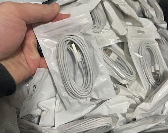 Super long 10ft Lightning Cables For Apple iPhone, iPads Cords for Charging. New.     2 cords!