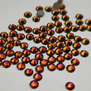 144 pcs Swarovski Crystal 2058 2088 VOLCANO Rhinestone Flatbacks, Non Hotfix - ss5, ss6, SS7, ss9, ss12, ss16, ss20