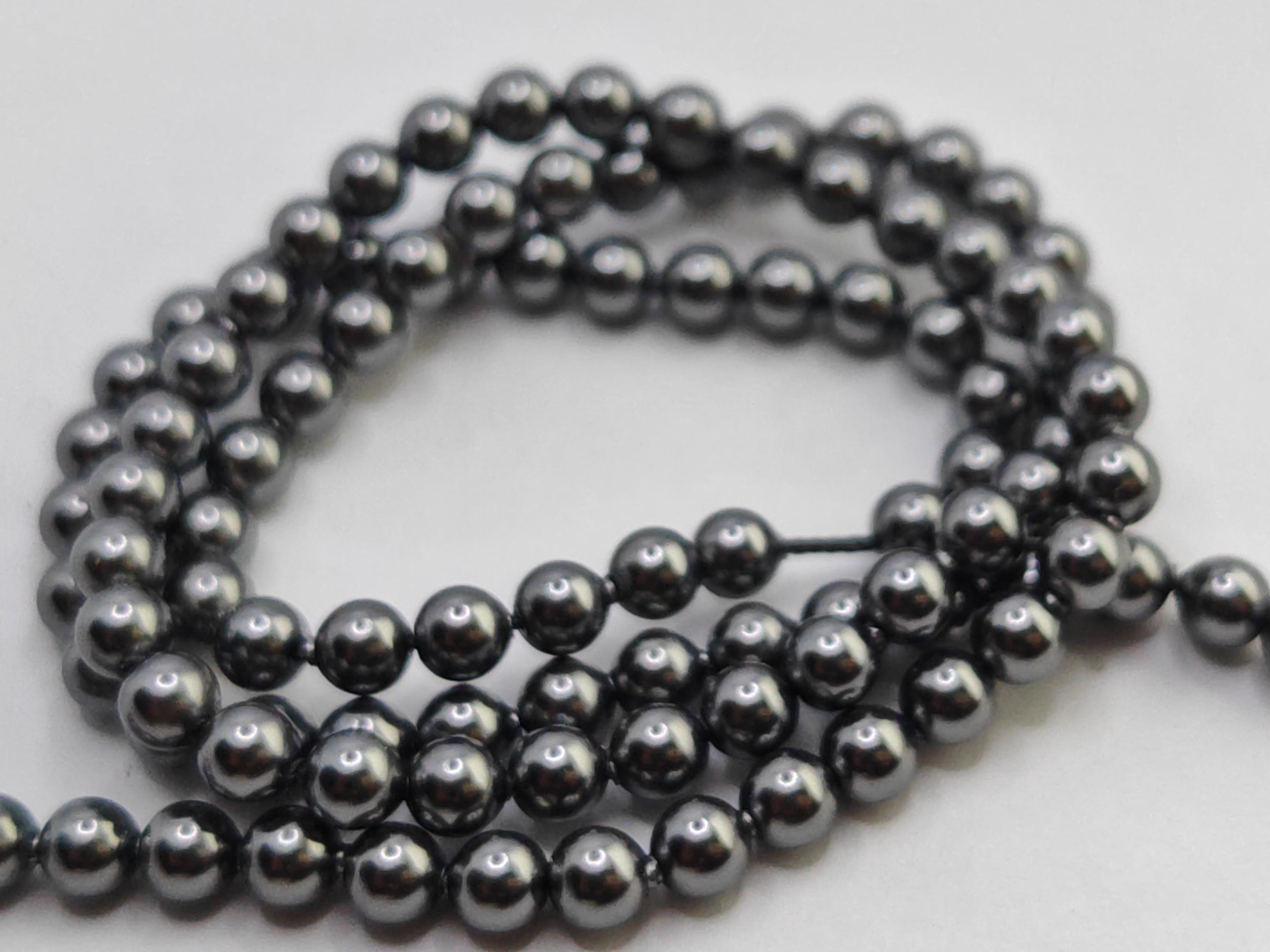 Handmade Rainbow Moonstone Necklace - Natural Gray Round Gems 6-12mm On Silver Plated Chain 16-36"