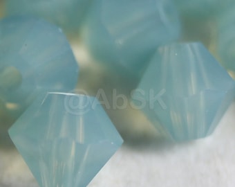 Swarovski Crystal Bicone Beads 5328 5301 PACIFIC OPAL - Available in 3mm, 4mm, 5mm and 6mm ( select quantity and sizes )