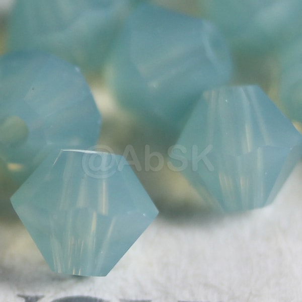 Perles toupies en cristal Swarovski 5328 5301 OPALE DU PACIFIQUE - Disponible en 3 mm, 4 mm, 5 mm et 6 mm (sélectionnez la quantité et les tailles)