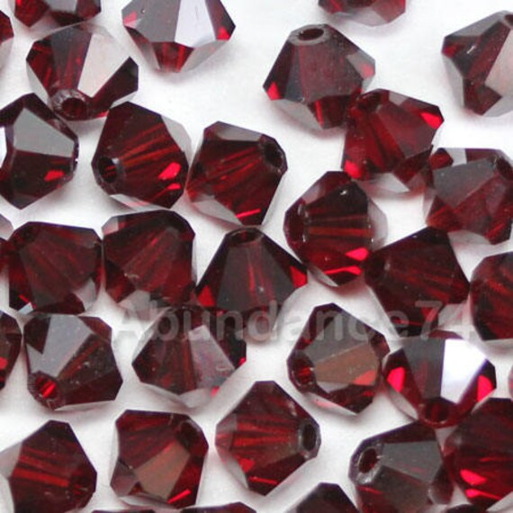 5328 3mm Crystal Bicone Beads 100 PCS GENUINE SWAROVSKI® 5301 SIAM