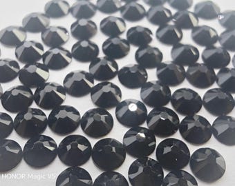 144 Pcs Swarovski Crystal 2058 2088 Jet Black Rhinestone Flatbacks