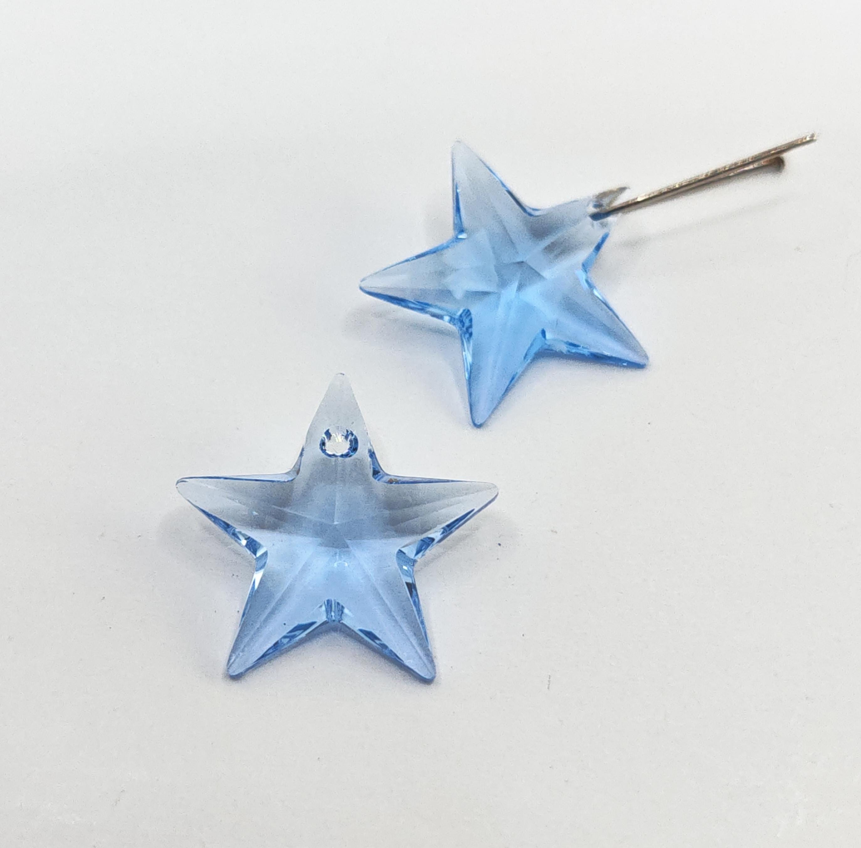 スワロフスキークリスタル 6714 20mm スターペンダント 2個セット