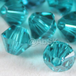 激レア‼️スワロフスキー #5301 4mm ブルージルコンABFC SWAROVSKI スワロフスキー #5301 メタリック ブルー2x (両面