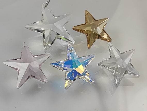 1 Pc Swarovski Crystal Pendant 6714 40mm 50mm Star Pendant