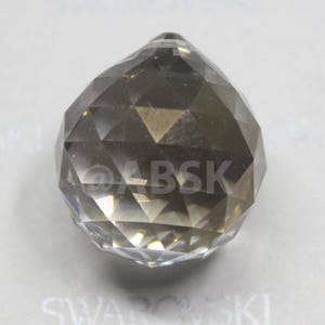 1 pièce Pendentif en cristal Swarovski avec strass 8558 et boule pendante, teck transparent (édition limitée) - 20 mm 30 mm au choix