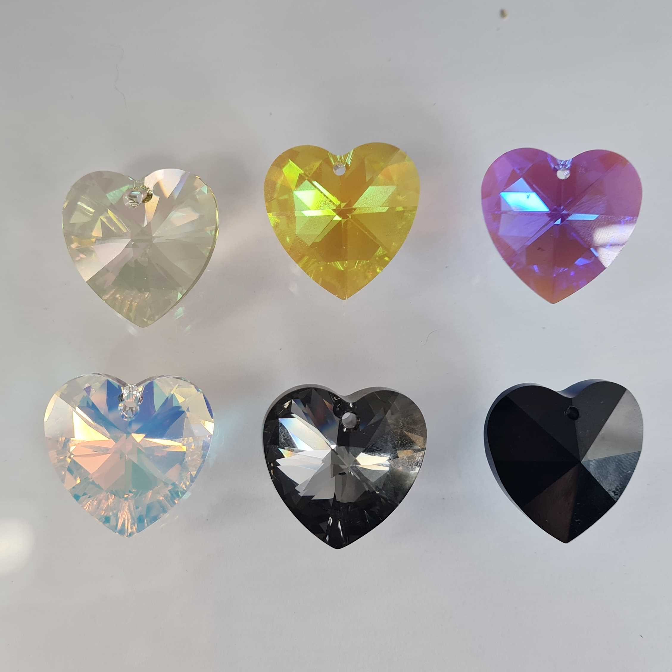 水晶ハートINハート♡♡No.2181 水晶ハートINハート♡♡No.2181 スワロフスキー ストラス ハート