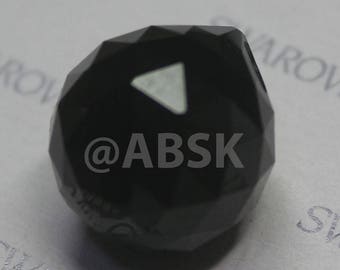 1 pieza de colgante de bola con forma de gota de cristal Swarovski 8558 (negro) - seleccione 20 mm, 30 mm, 40 mm
