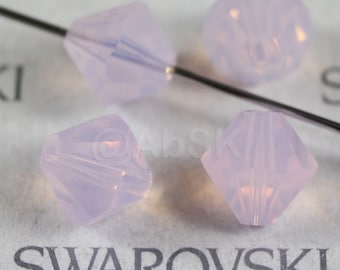 Swarovski Crystal Bicone Beads 5301 5328 ROSE WATER OPAL - 3mm, 4mm, 5mm and 6mm ( choose quantity and sizes )