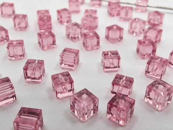 12 Pieces Swarovski Crystals Crystal 5601 4mm, 6mm and 8mm CUBE 