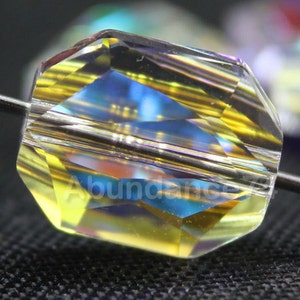 5520 Swarovski Elements Graphic Crystal Beads 12mm and 18mm - Crystal Clear AB ( select Sizes and Quantity )