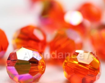 Swarovski Crystal 5000 Round Ball Beads FIREOPAL AB select quantity - Available 6mm and 8mm