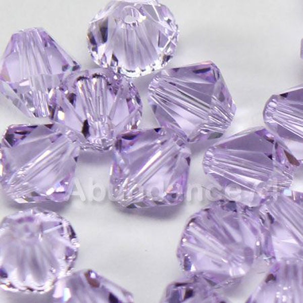Swarovski Crystal Xilion Bicone Beads 5328 VIOLET - Available in 3mm, 4mm, 5mm and 6mm (choose quantity )