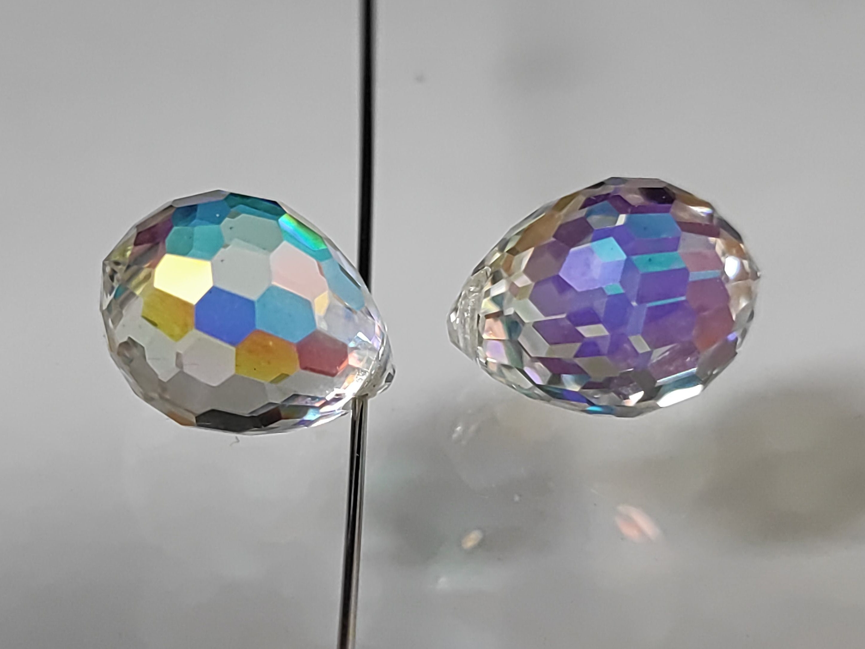 anniversary 美琴　SP 1 Piece Swarovski Crystal 6002 15mm Vintage Disco Drop