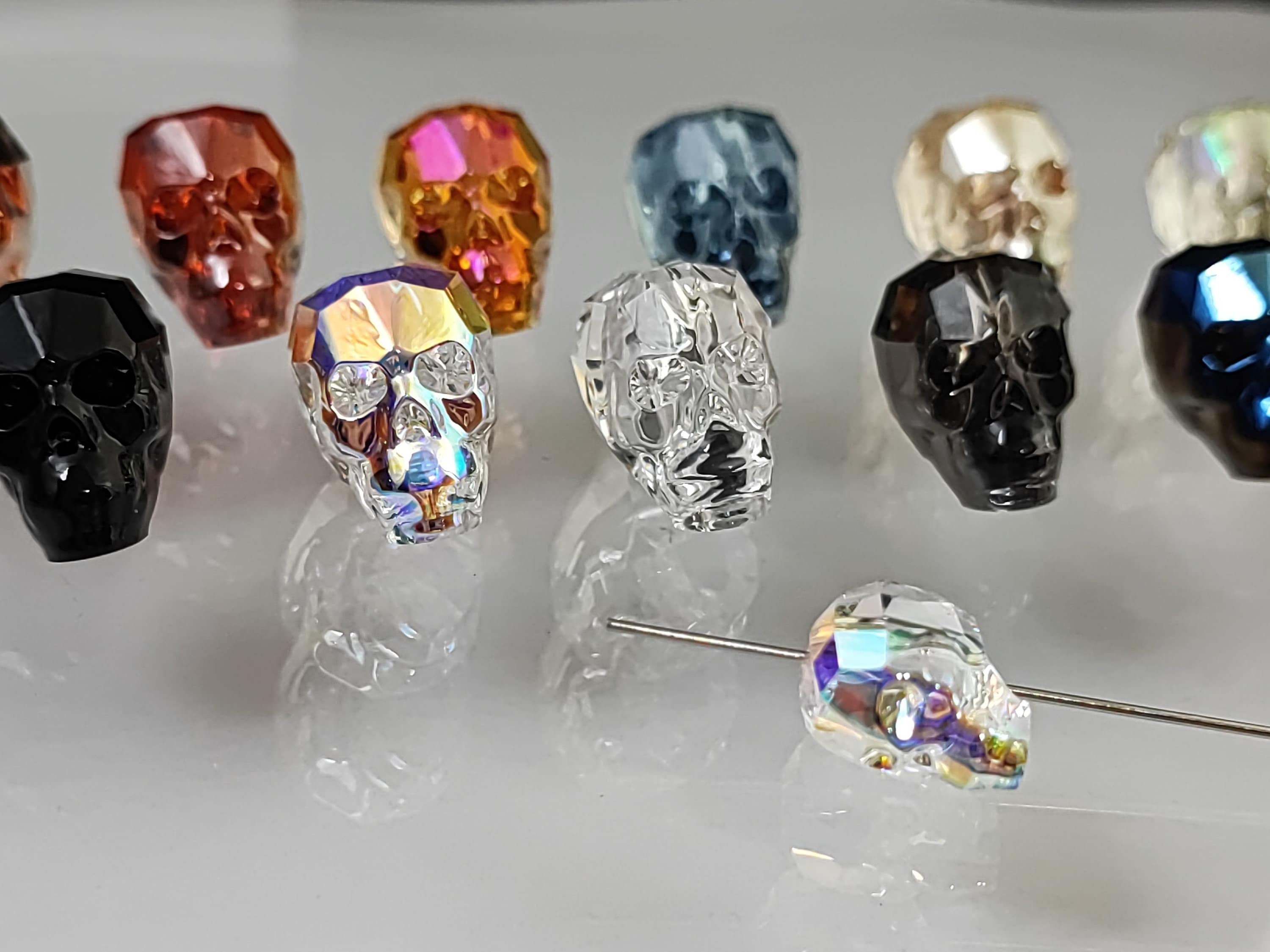 Swarovski Crystal 19x18x14mm Bead 5750 Swarovski Skull