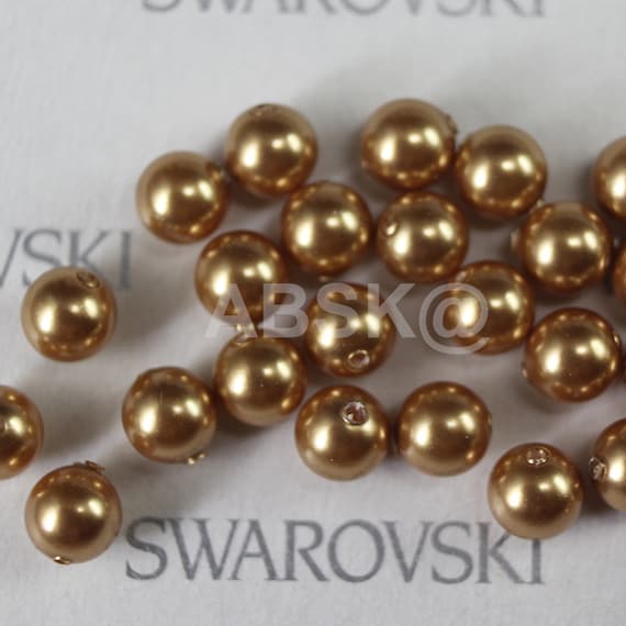 10pcs Swarovski 5810 Crystal Pearl-PLATINUM 8mm SWP60311