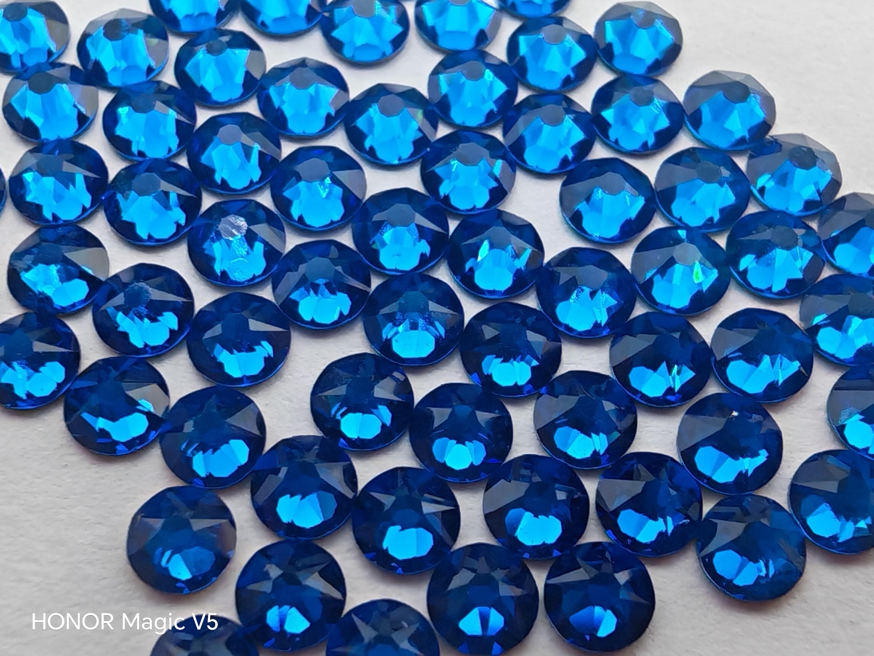 144 Pcs Swarovski Crystal 2058 2088 CAPRI BLUE Rhinestone