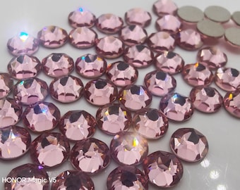 Rose (209) Swarovski 2088 XIRIUS 20ss Crystal Flatbacks No-hotfix