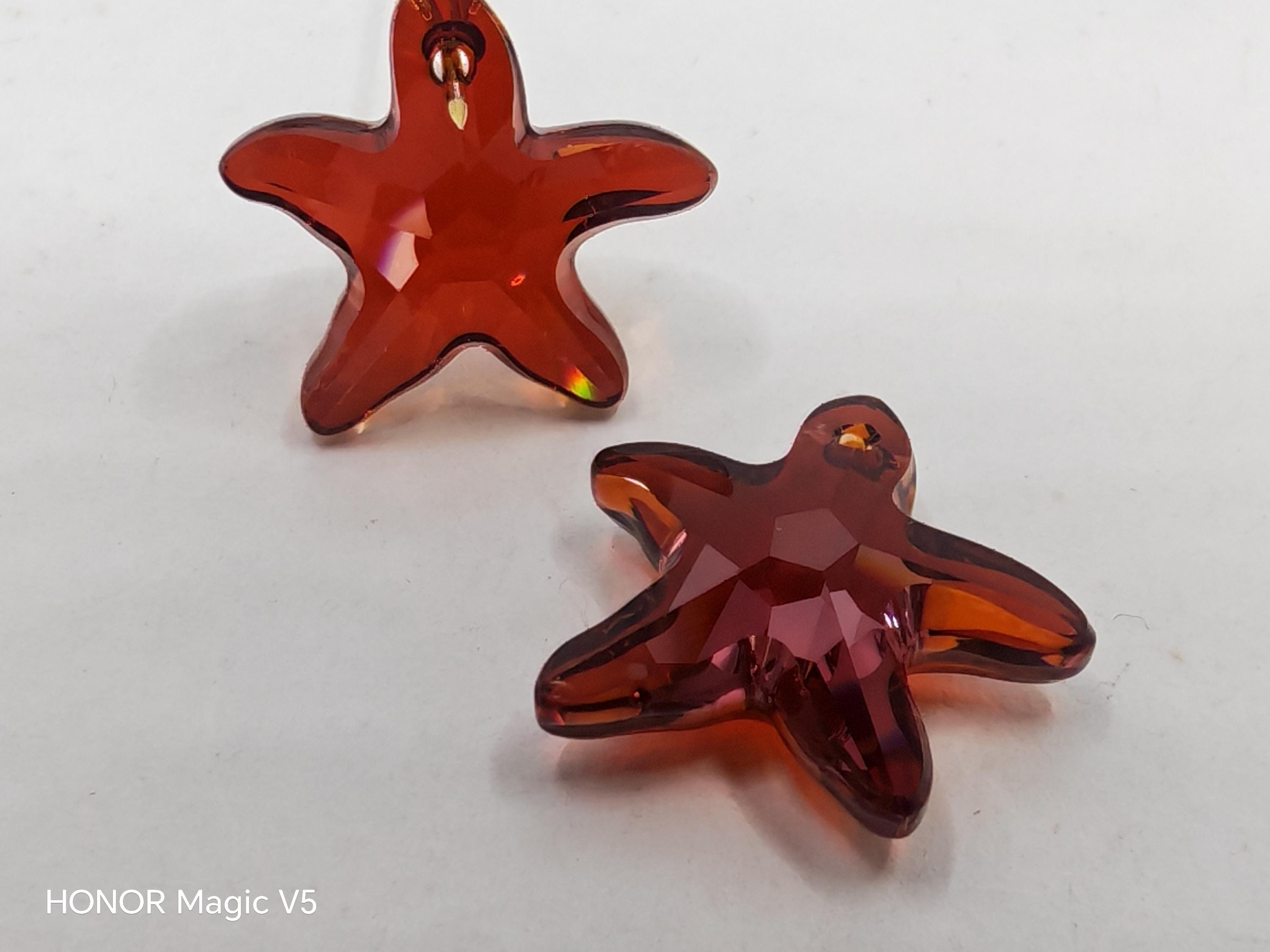 Swarovski Crystal Pendant 6721 16mm, 20mm, 28mm and 40mm Starfish
