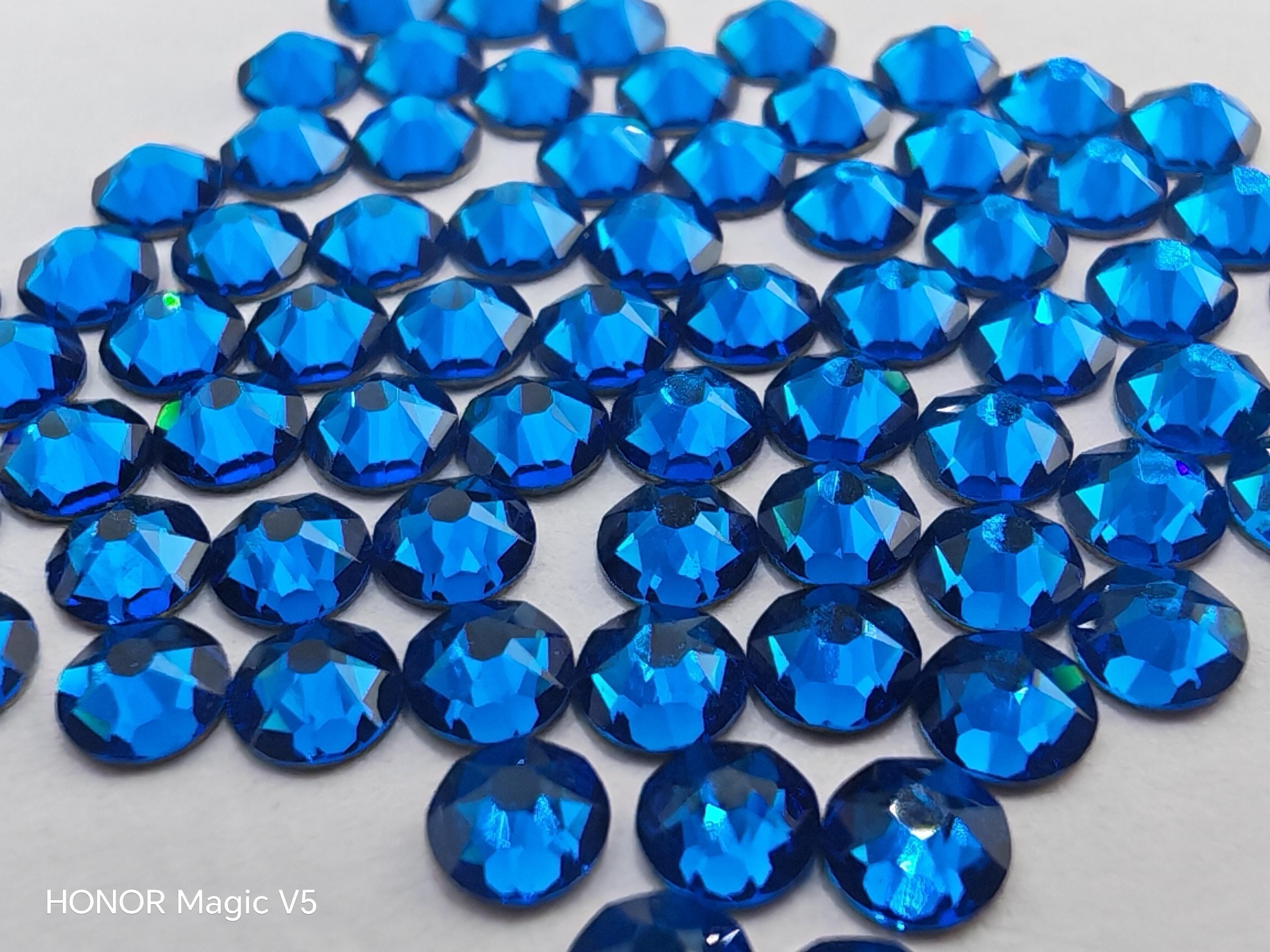 144 Pcs Swarovski Crystal 2058 2088 CAPRI BLUE Rhinestone