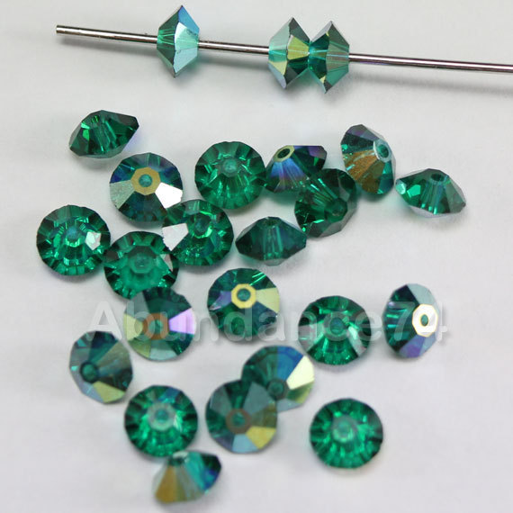 スワロフスキーのクリスタルビーズ プレミアム スワロフスキー クリスタル ビーズ 5305 5 mm スペーサー