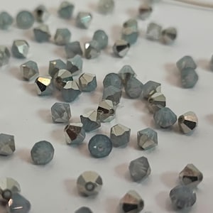 Swarovski Elements Crystal 5328 5301 4mm Xillion Bicone Beads White Opal CAL (Select Quantity) Clearance stock
