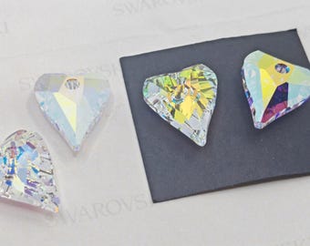 Swarovski Crystal 6240 17mm Wild Heart Clear AB Pendant - Front drilled ( while stock lasts )