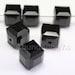 Swarovski Crystal 5601 CUBE Perlen JET Black Wählen Sie die Mengen - 6mm und 8mm