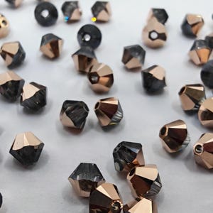 Swarovski Crystal Beads BICONE 5328 5301 ROSE GOLD - Available in 3mm, 4mm, 5mm and 6mm