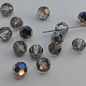 Bolas redondas de cristal Swarovski 5000 DORADO elige cantidad - Disponible en 4 mm, 6 mm y 8 mm