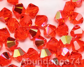 Swarovski Crystal Bicone Beads 5328 5301 HYACINTH AB - Available in 3mm, 4mm, 5mm ( select quantity and sizes )