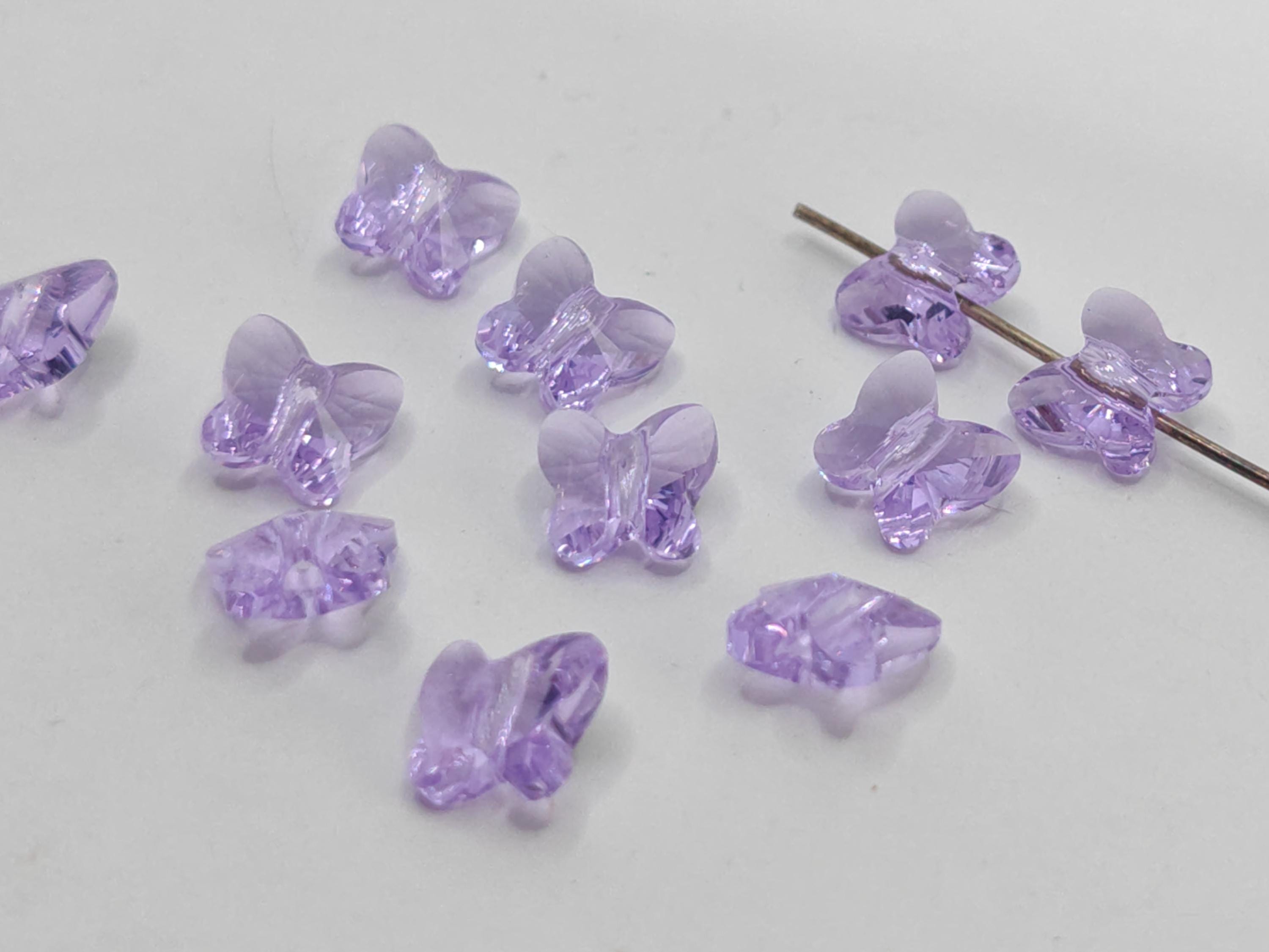 Swarovski Crystal 5754 Butterfly Beads VIOLET Available in 5mm