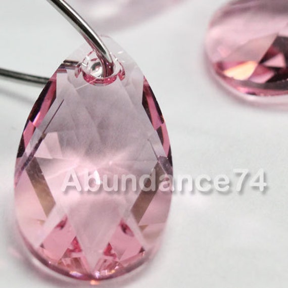 1pc Swarovski ® 28mm Jet Pendant swarovski ref 6106