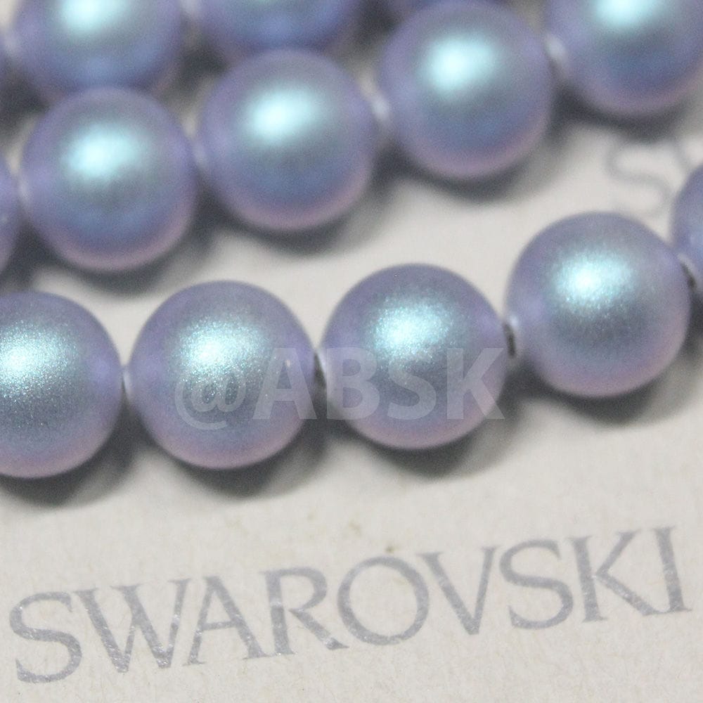 New Swarovski Crystal Pearl 5810 Round Ball Iridescent Light Blue 